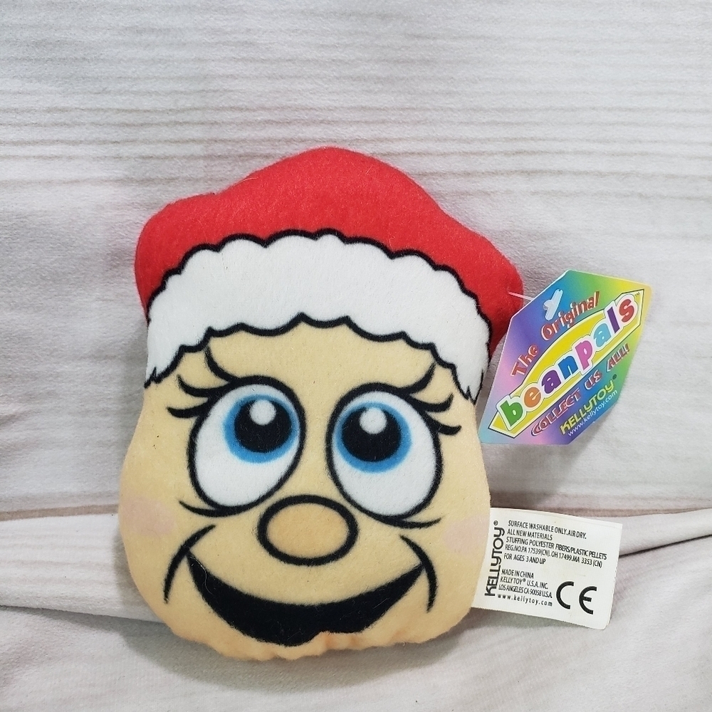 Kellytoy Beanpals Christmas Mrs Claus 5.5 Inch Beanbag Plush 2017 With Tag